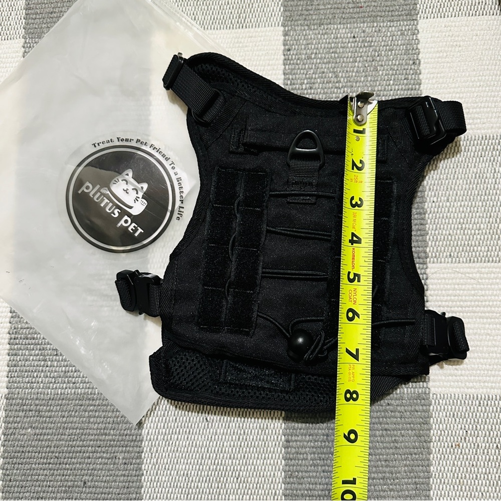 NEW Dog vest harness, black color, size S